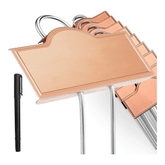Etiquetas de metal para plantas, paquete de 25, estilo moderno, dorado